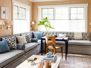 Sara Gilbane Interiors | Country-Sea | Living Room
