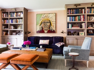 Sara Gilbane Interiors | Country-Sea | Living Room